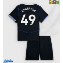 Chelsea Alejandro Garnacho #49 Tredjedraktsett Barn 2025-26 Kortermet (+ Korte bukser)